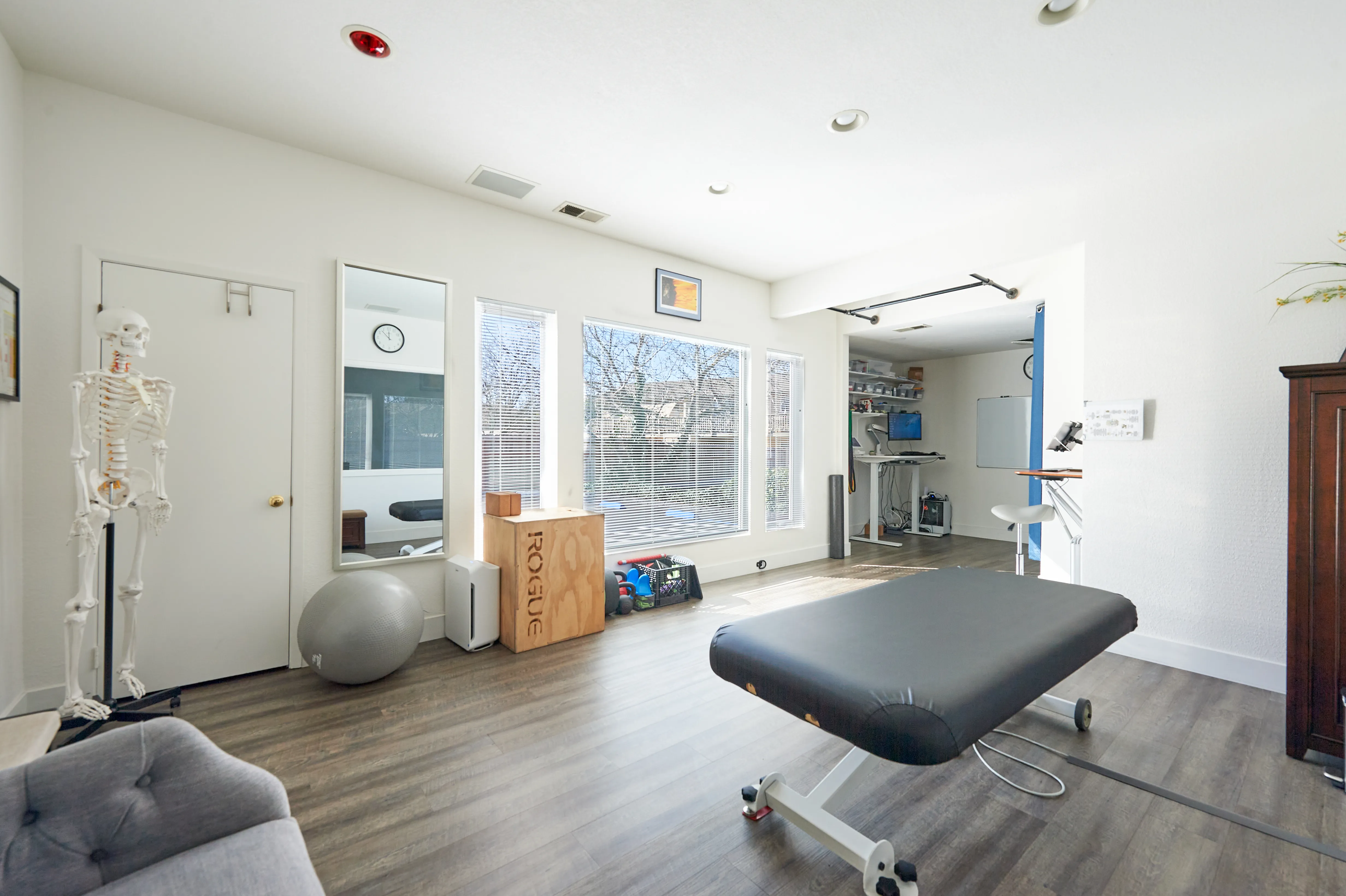 Treatment room at Pain and Performance Solutions in Santa Rosa